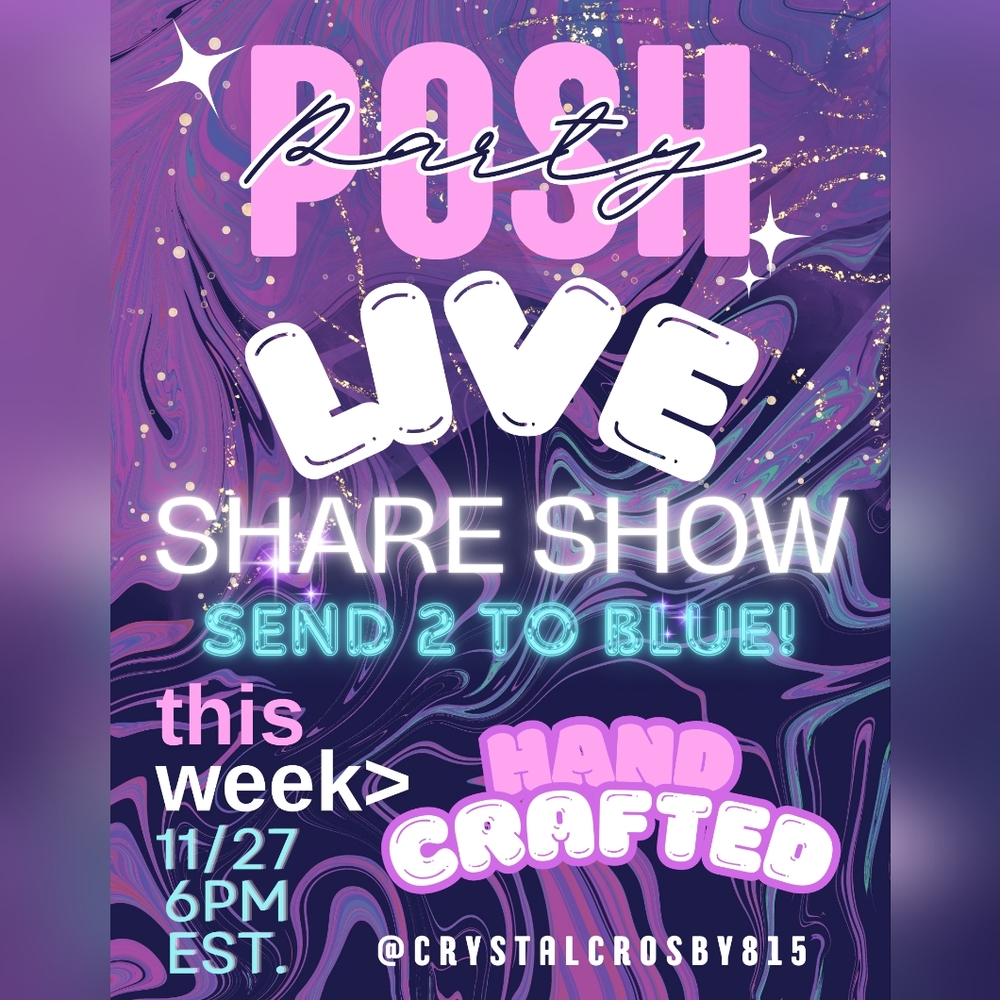 POSH PARTY LIVE SHOW FLYER